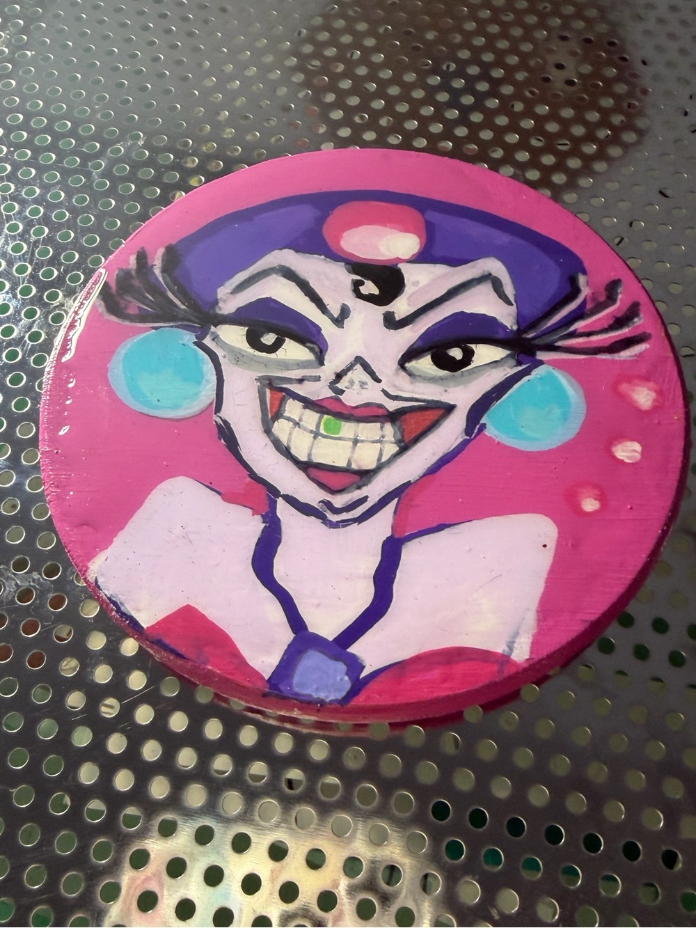 Hand-Painted Disney Yzma coaster